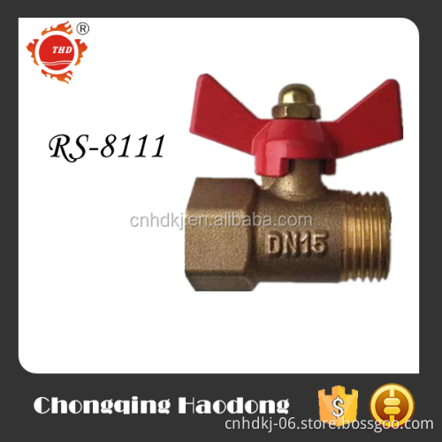 Brass Natural Gas Pipe Stove Control Valve RS-0046